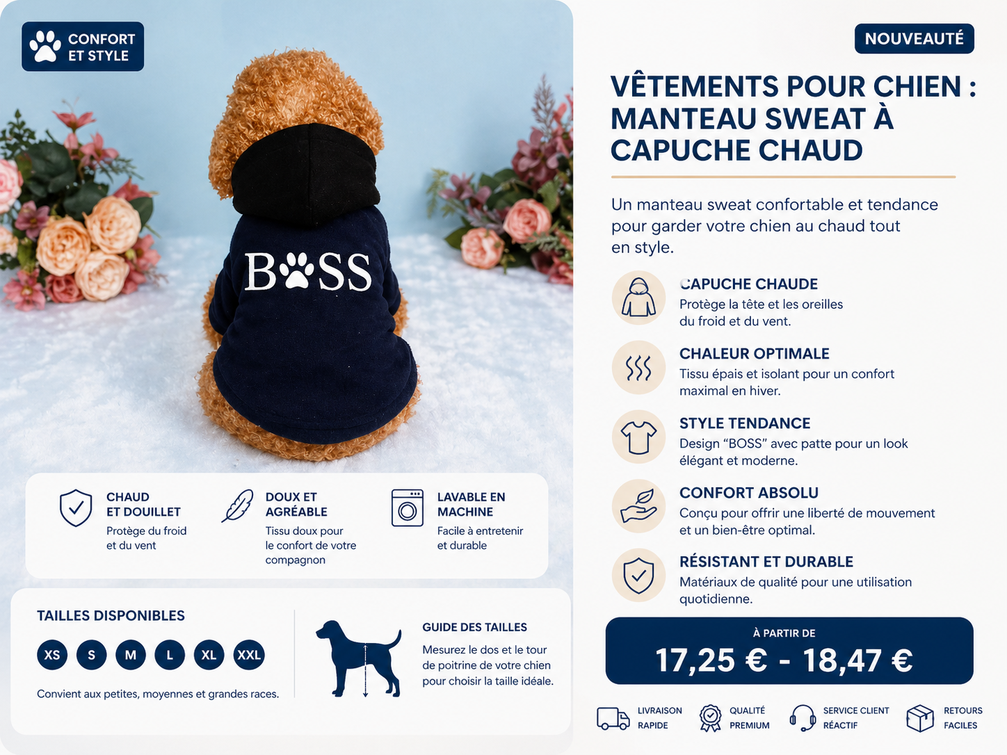 Vêtements pour chien