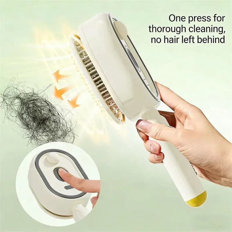 Brosse Massante Vaporisante Électrique