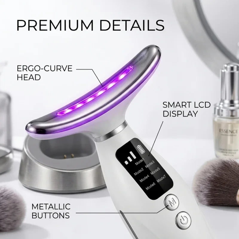 Masque Visage et Cou Phototherapie LED