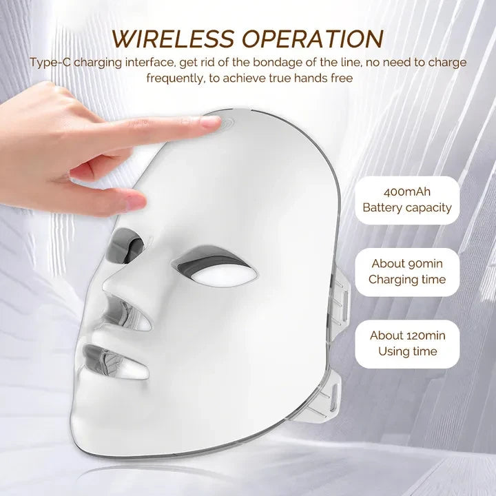 Masque LED Visage Rechargeable