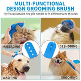 2Pcs Pet Grooming Kit Brush & Glove