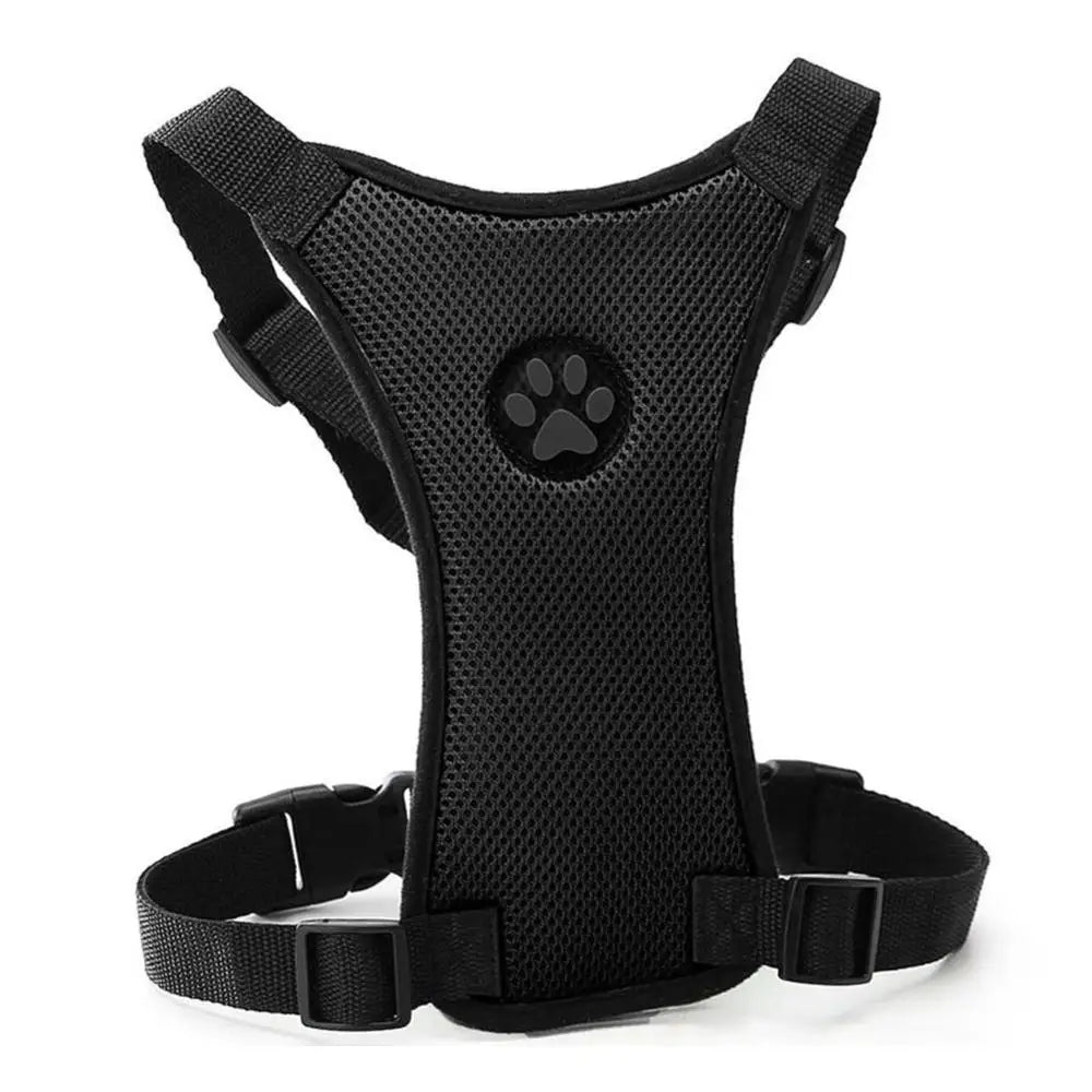 Harnais Mesh Chien Respirant — Sangle Sécurité Voiture Incluse | Petloria