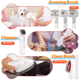 Pet Grooming Vacuum Suction Kit