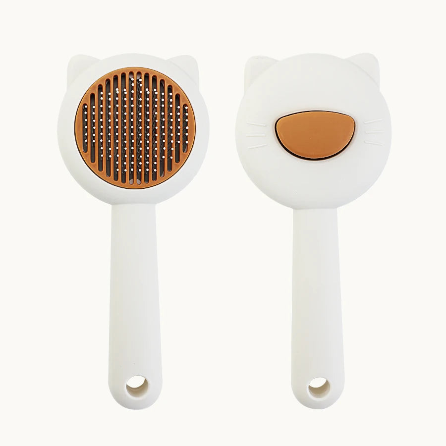 Peigne Démêlant Chat & Chien — Dents Fines Acier Inoxydable Anti-Nœuds | Petloria