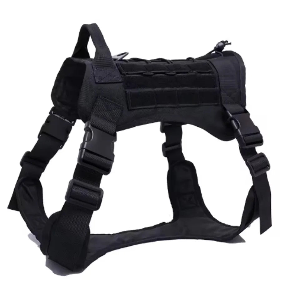 Harnais Tactique Militaire Chien Rembourré Quick Release — Tailles M L XL | Petloria
