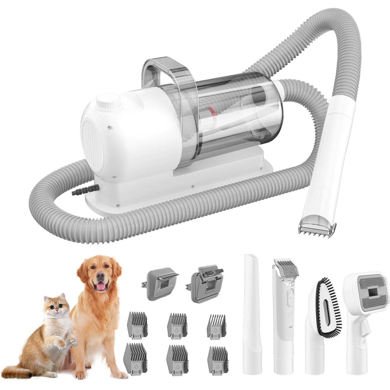 Pet Grooming Vacuum Suction Kit