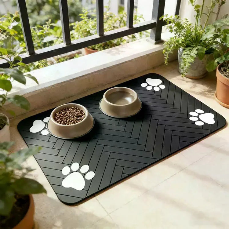 Tapis d’alimentation pour animaux 
