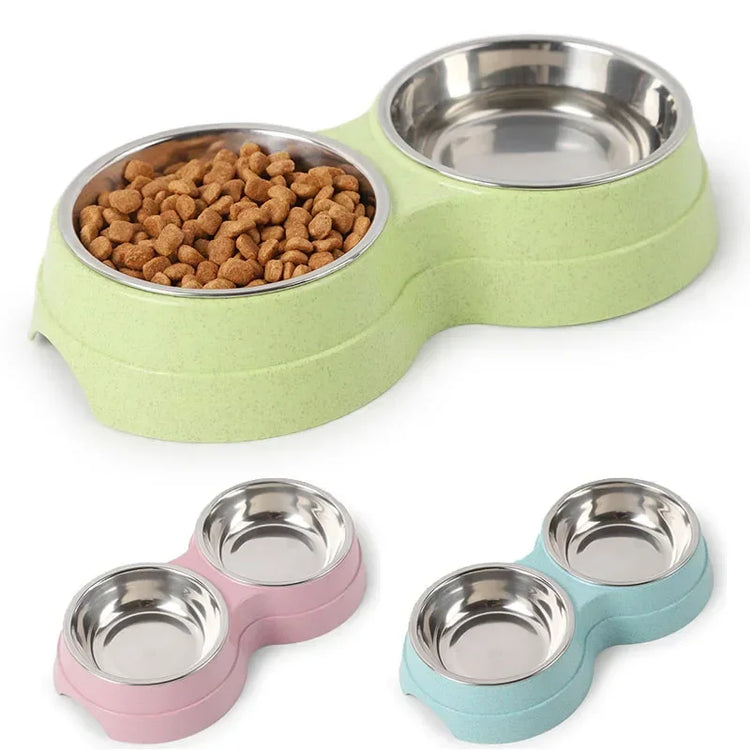 Gamelles doubles pour animaux 