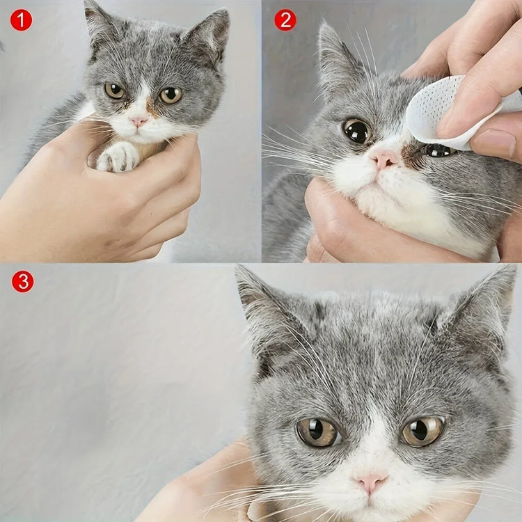 200pcs Pet Eye Cleaning Wipes