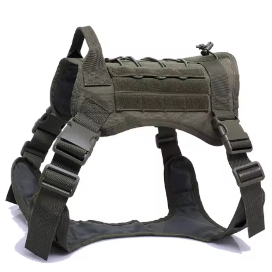 Harnais Tactique Militaire Chien Rembourré Quick Release — Tailles M L XL | Petloria