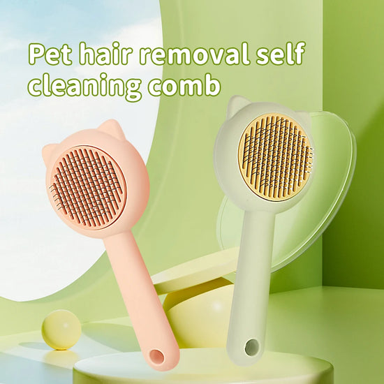 Peigne Démêlant Chat & Chien — Dents Fines Acier Inoxydable Anti-Nœuds | Petloria