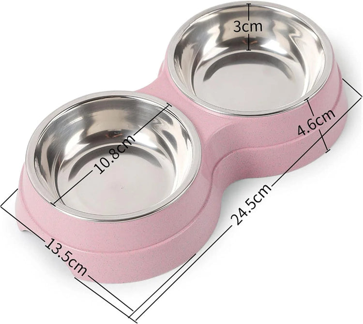 Gamelles doubles pour animaux 