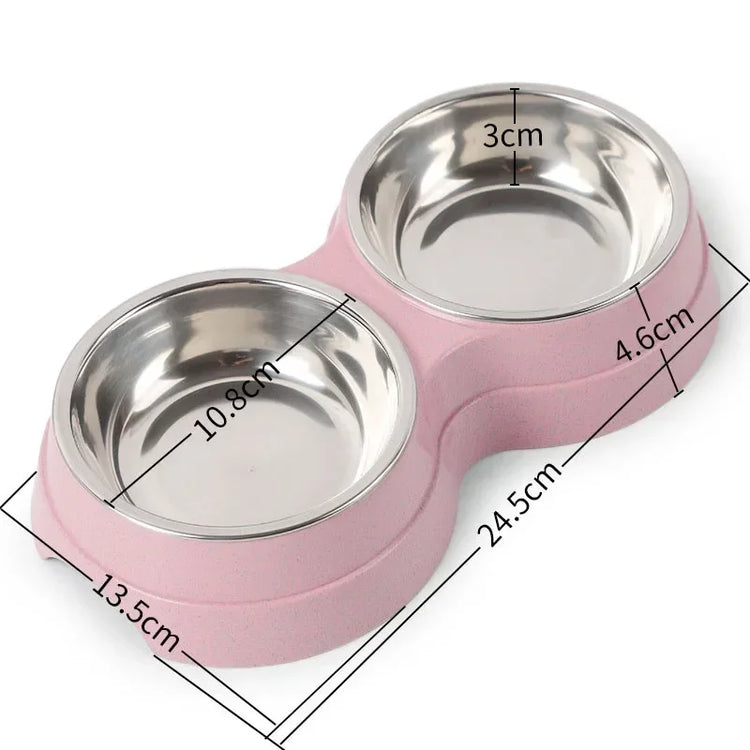 Gamelles doubles pour animaux 