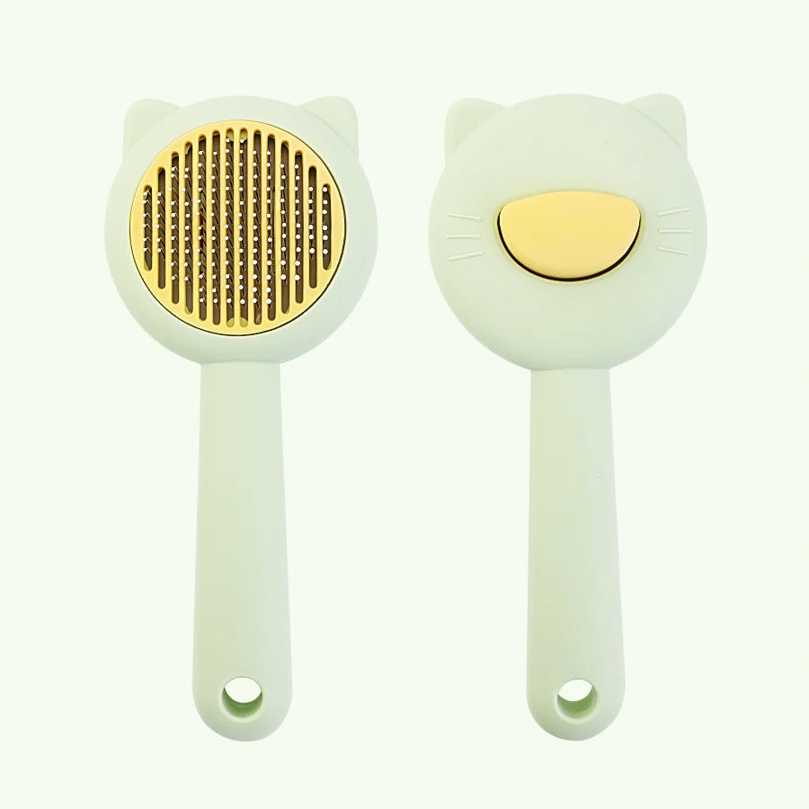 Peigne Démêlant Chat & Chien — Dents Fines Acier Inoxydable Anti-Nœuds | Petloria