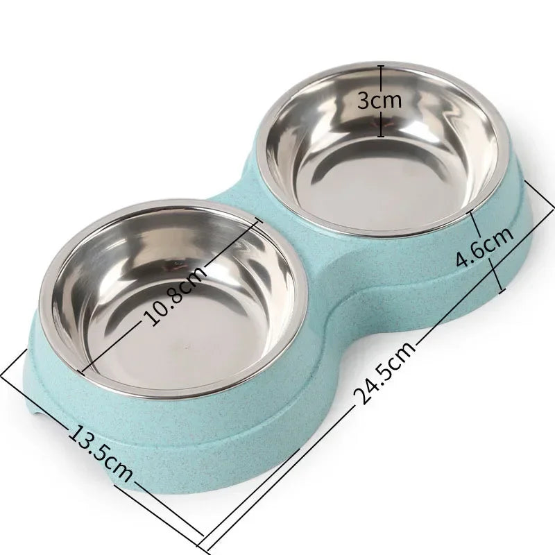 Gamelles doubles pour animaux 