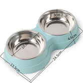 Gamelles doubles pour animaux 